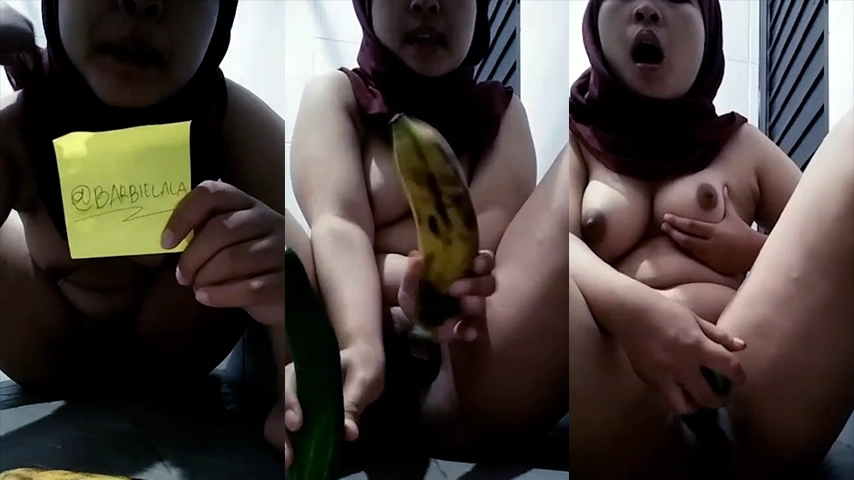 Barbielala Colmek Pake Pisang & Timun