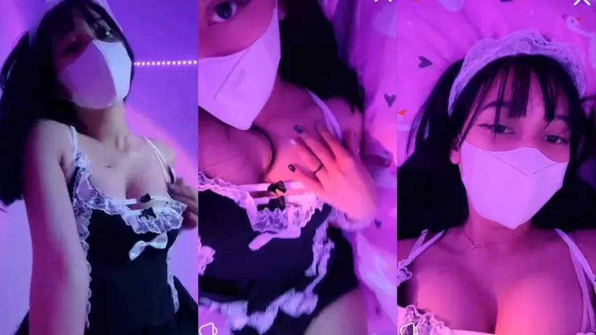 Gadis 18yo Kostum Maid Toge Joget