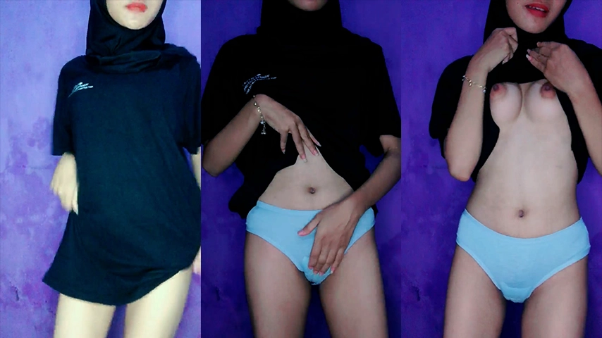 Gadis 19yo Jilbab Hitam Joget Binal
