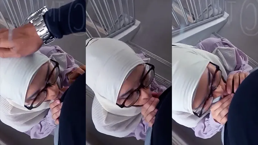 Hijab Penurut Sepong Kontol Pacar