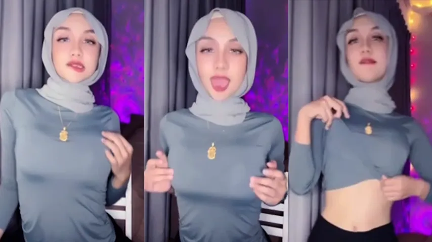 Hijab Tiktoker Cantik Grepe Tetek Viral