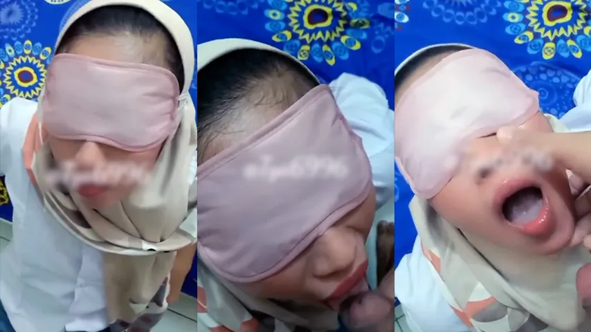 Istri Jilbab Penyuka Pejuh Crotin Dimulutnya