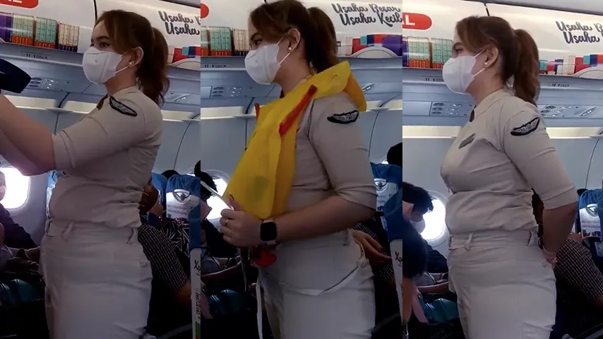 Rekam Pramugari Bodi Idaman Bikin Sange