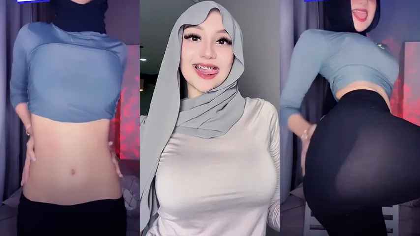 Tiktoker Hijaber @Paahcantekk Ebot Viral